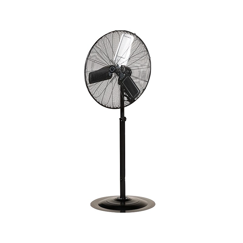 TPI Heavy Duty 30" Idustrial Pedestal Fan, 3-Speed, Black (08761702) image 1