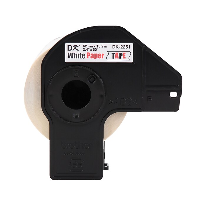 Brother DK-2251 Standard Width Continuous Paper Labels, 2-4/10
