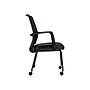 Offices To Go Mixed Materials Guest Chair, Black (OTG13050B)~#|#~sp99548191_sc7
