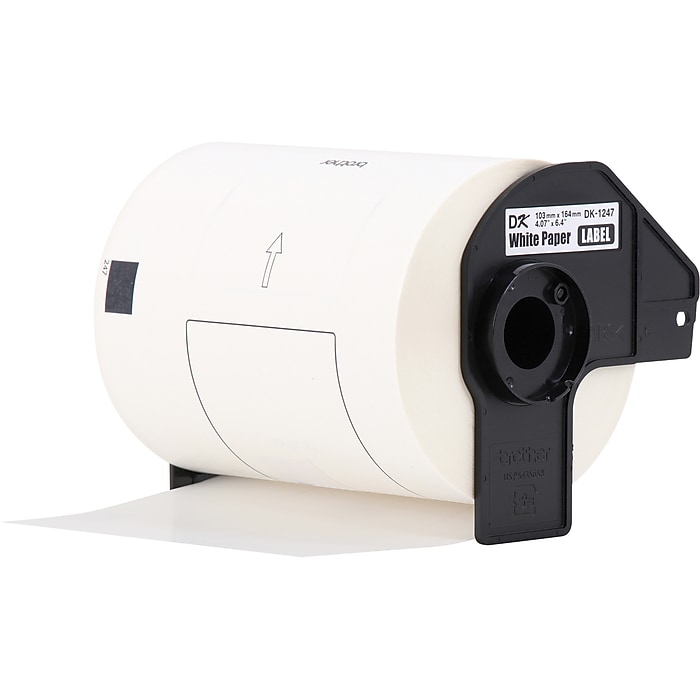 Brother DK-1247 Large Shipping Paper Labels, 6-4/10