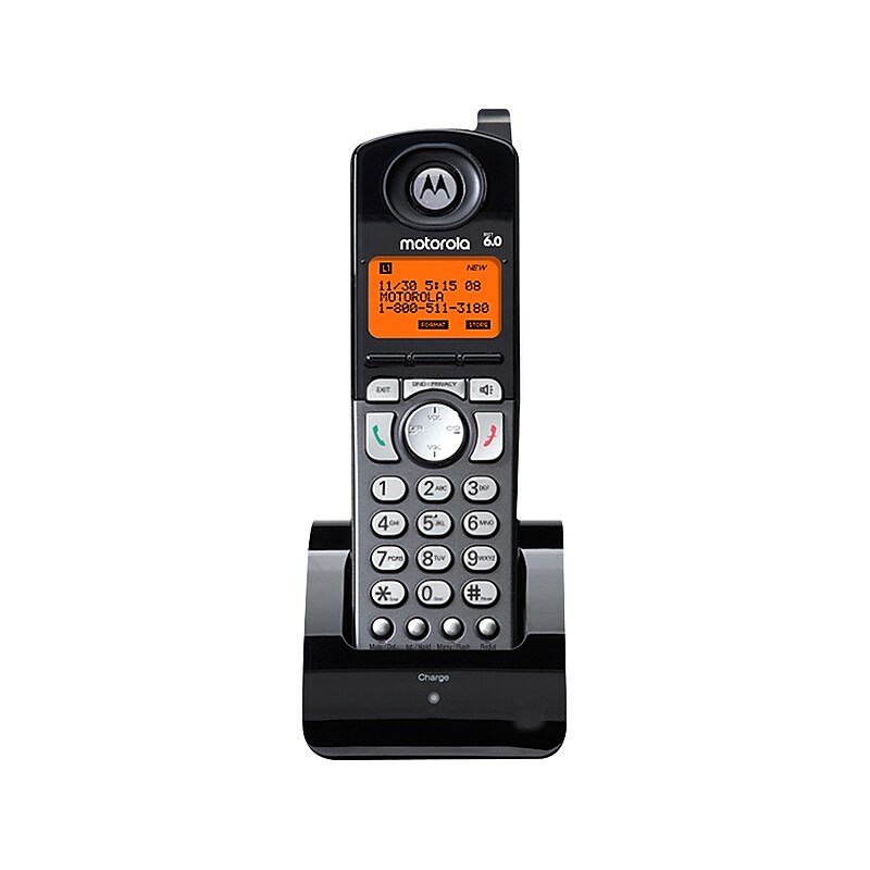Motorola 2-Line Cordless Phone,  Black (ML25055) image 1
