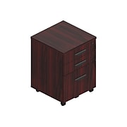 Offices to go Superior 3-Drawer Vertical File Cabinet, Locking, Letter/Legal, American Mahogany, 22" (TDSL22BBFMAML)