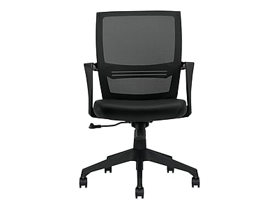 Offices To Go Mesh Back Luxhide Conference Chair