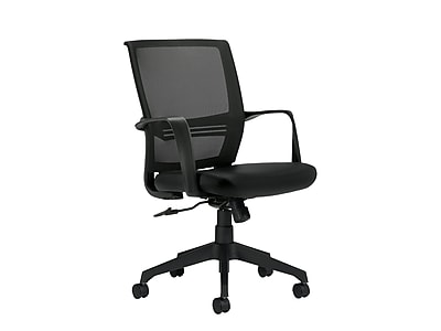 Offices To Go Mesh Back Luxhide Conference Chair - Thumbnail 3