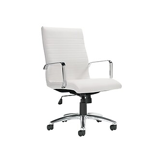 Offices to go Luxhide Executive Chair, White (OTG11730BL28)