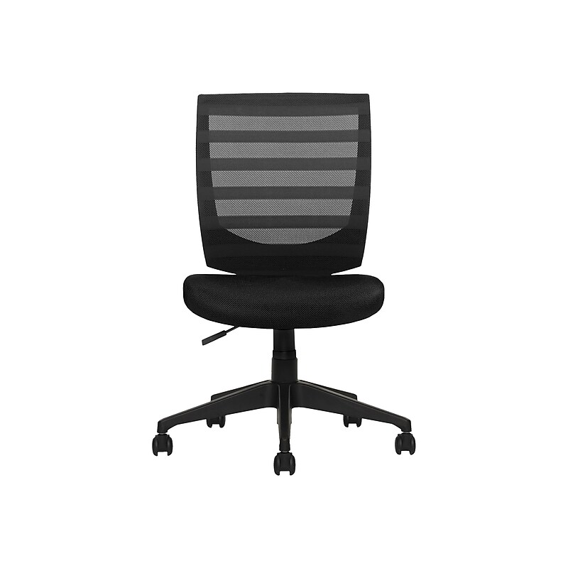Offices To go Mesh Back Fabric Task Chair, Black (OTG11922B) image 1