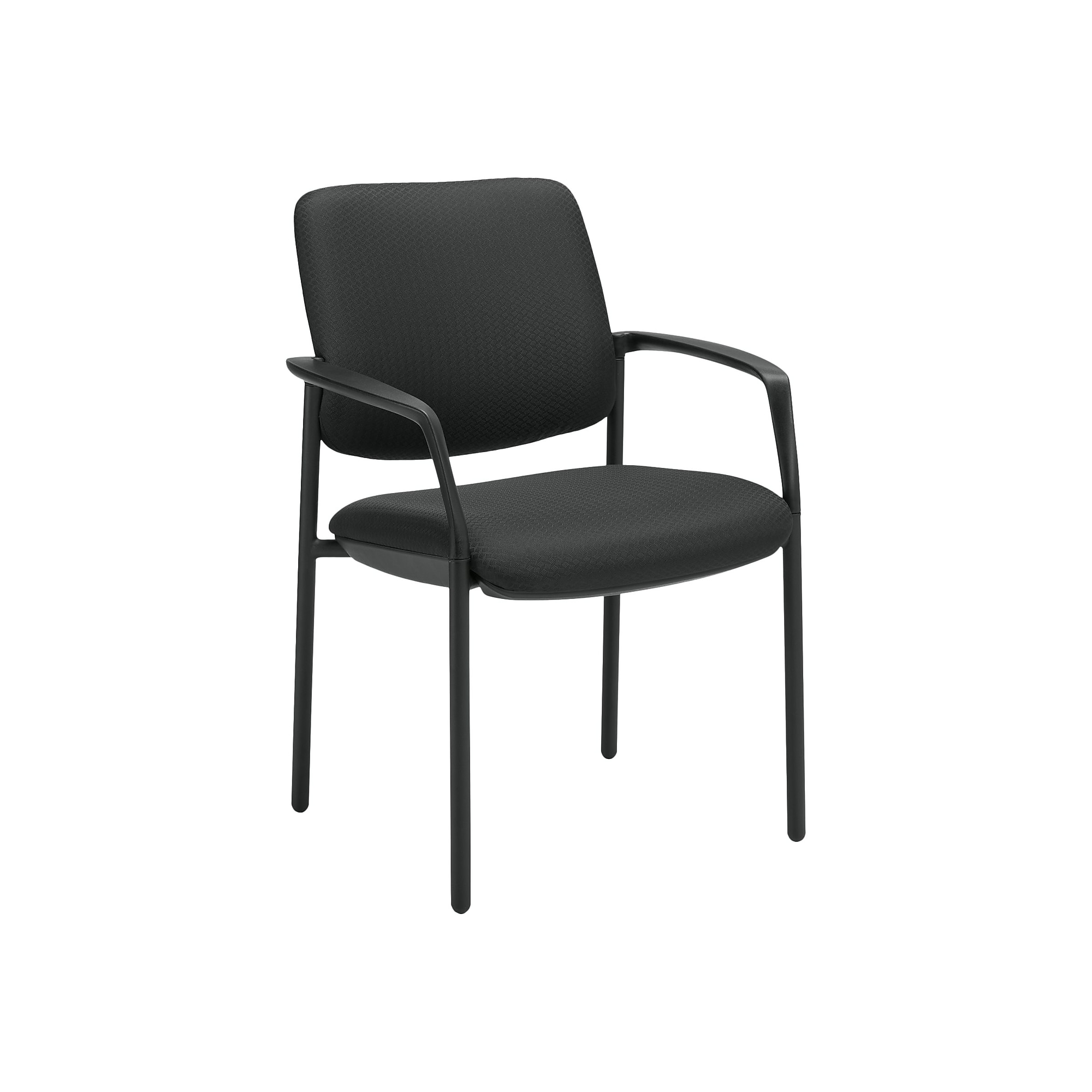 Offices To Go Mixed Materials Guest Chair, Black (OTG3918) Sansujyuku sansujyuku.com