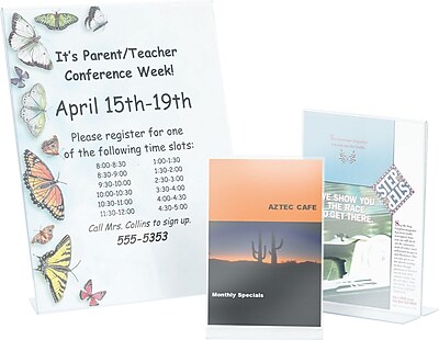 Sign Holders: Display Promotional Materials | Staples®